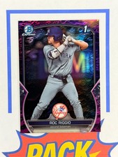 Roc Riggio 2023 Bowman Chrome 1st Purple Lunar Crater RC No. BDC-30