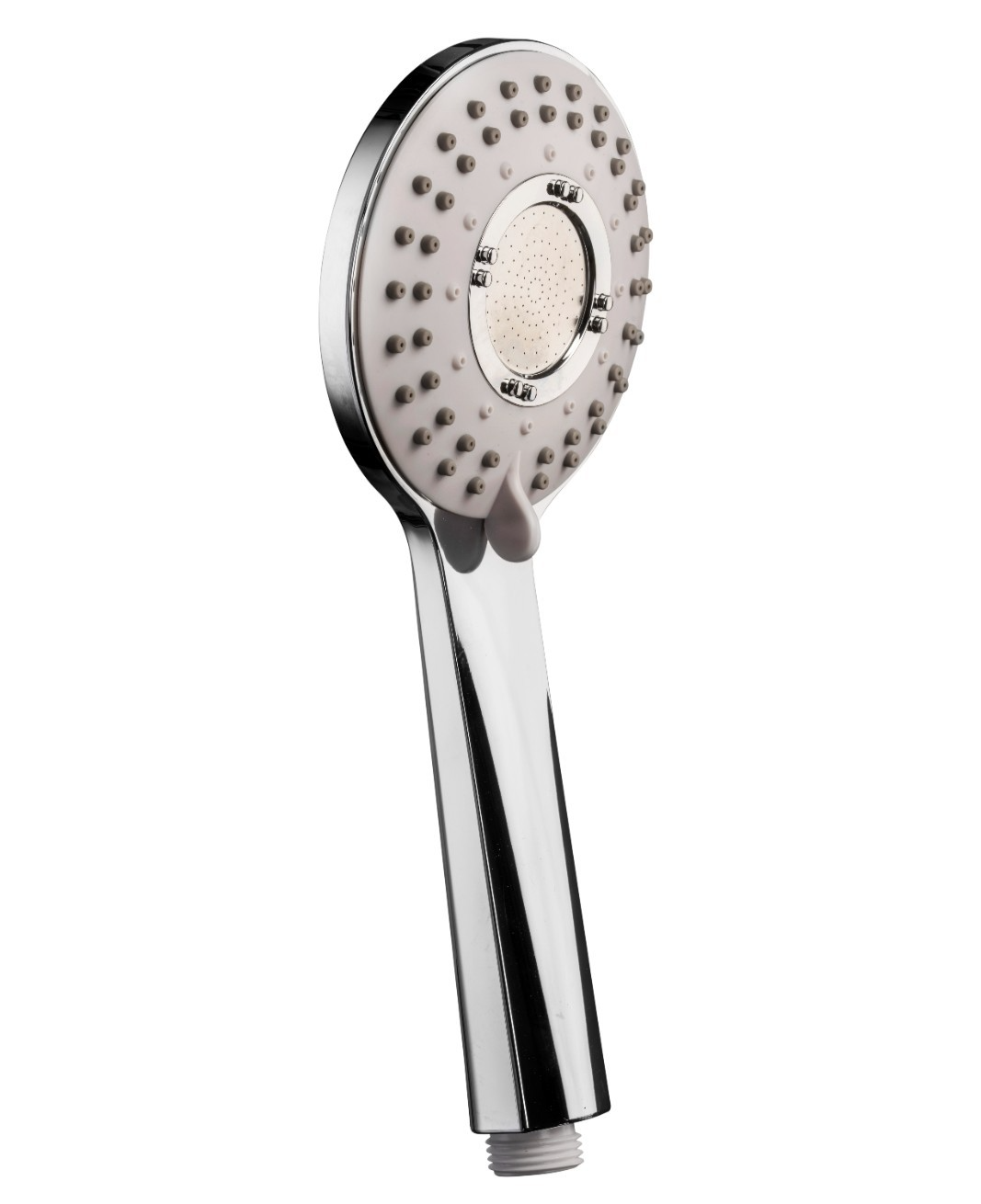 Croydex Contour Large Shower Head with 4 Spray Patterns | 125mm Shower Handset Face | Saturating, Massage, Bubbling Sprays | Rub Clean Nozzles | Optional Water Saving Feature - Image 3