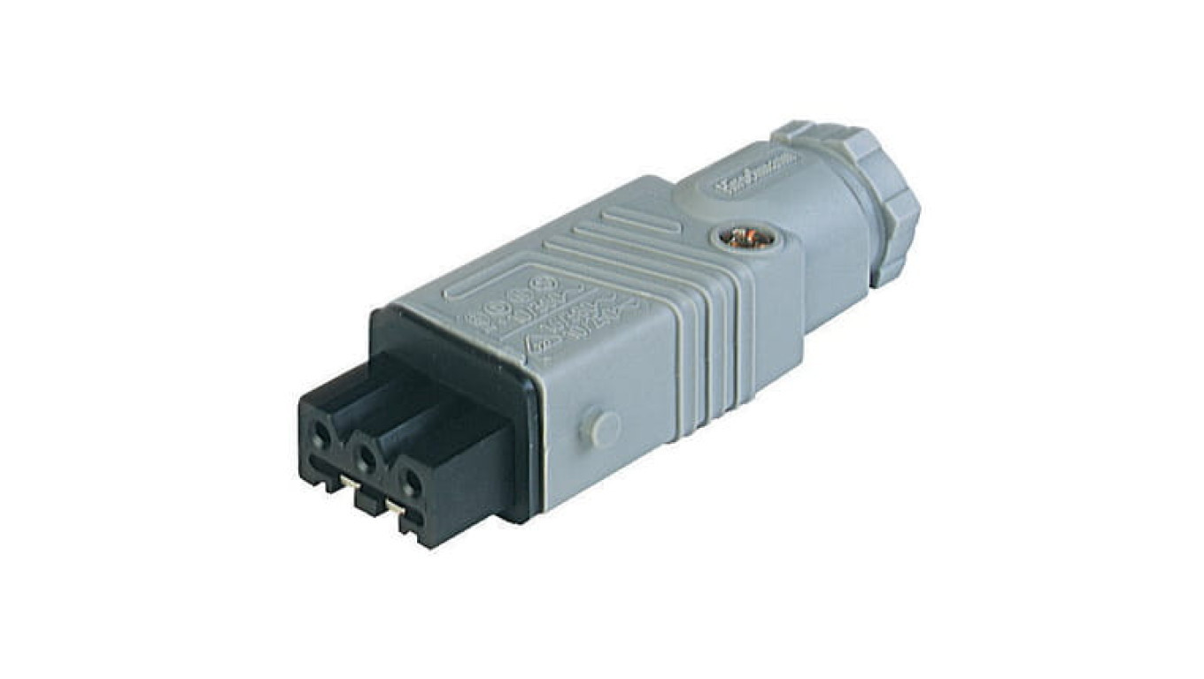 Rectangular power connector for self-assembly (ST series) female 3+PE 400 /T2UK
