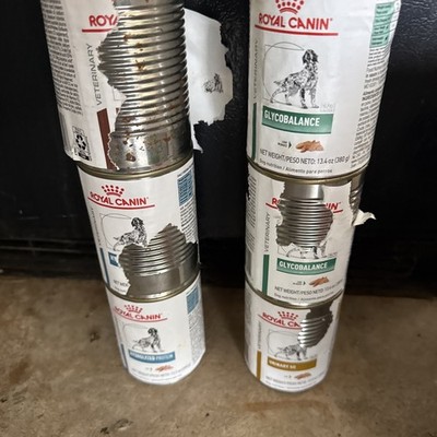 Royal Canin Glycobalnce & Satiety Wet Dog Food 6 Cans Variety