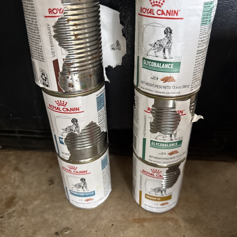 Royal Canin Glycobalnce & Satiety Wet Dog Food 6 Cans Variety