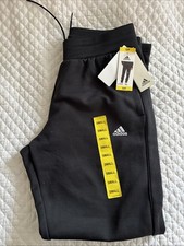 Adidas Youth Boys Jogger Track Pants Black S/P Small New With Tags