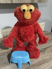 Rare HTF Elmo Live Sesame Street Dancing Talking Jokes Fully Working Vintage Toy
