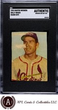 1953 Hunter Wieners Solly Hemus Hand Cut SGC Authenti