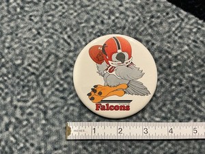 Atlanta Falcons NFL Huddles character  button pin