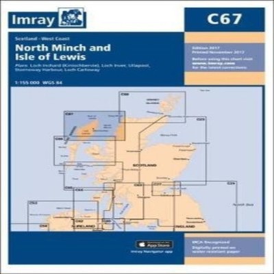 C67 North Minch and Isle of Lewis Imray C Series Sheet map folded