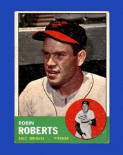 1963 Topps Set-Break #125 Robin Roberts VG-VGEX *GMCARDS*