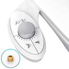 Ultra-Slim Bidet Attachment for Toilet - Effortless Non-Electric Self-Cleanin