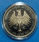 1990 Federal Republic of Germany Silver Plated Medal - Unified Germany 41mm