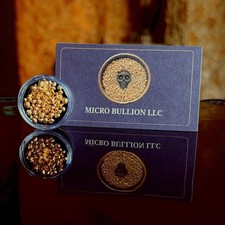 1/2 ozt of 24K Gold Bullion - .9999 Fine Refined Gold Shot - COA Included 5700.00 per troy oz