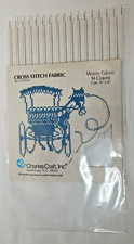 Charles Craft Waste Canvas 3 Aida Cloth 14 Count 6 X 6 Inch Open package