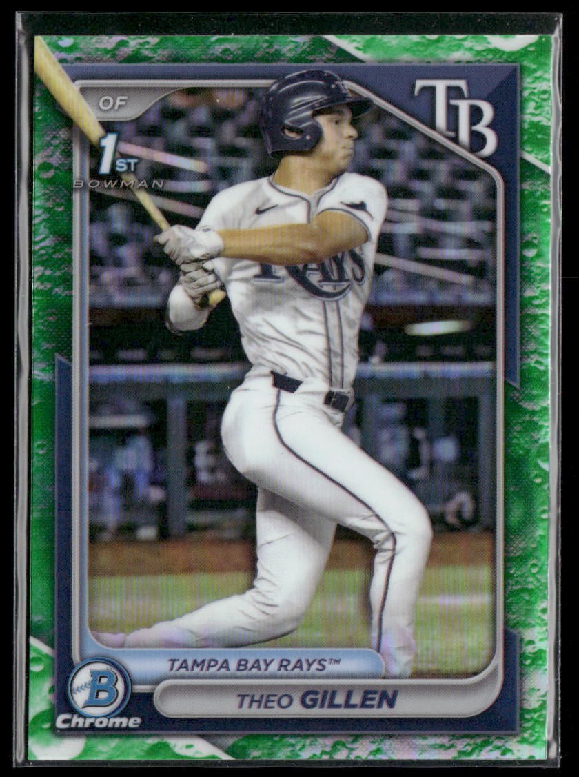 2024 Bowman Draft #BDC-73 Theo Gillen Chrome Lunar Glow Refractor