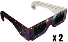 2 x Solar Eclipse PREMIUM Glasses for 12 AUG 2026 CE EN ISO Certified UK Seller