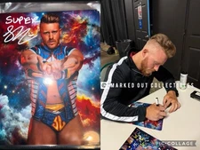 Sean Legacy Signed Metallic 8x10 Proof Promo WWE ID NXT EVOLVE AEW CAP