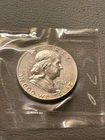 1961 50 Cent Franklin Half Dollar Coin No Mint Mark