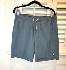 Vuori Kore Short Lined 8" Men L Shade Stretch Wicking Gym Run Hike Yoga New