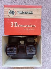 Vintage braun Sawyer's Bakelit View Master. 50er Jahre USA. Verpackt mit Vorschaurolle