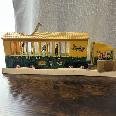 Sunoco Safari Shuttle Toy Truck Zoo Animal Transport Vehicle