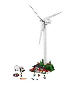Wind Turbine 826pc building block set. NOT LEGO see description 100% complete