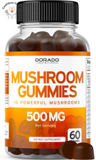 Mushroom Gummies Supplement Mushrooms Blend -Reishi, Lions Mane