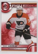 2023-24 SP Authentic Future Watch Red Limited Emil Andrae #182 5r8