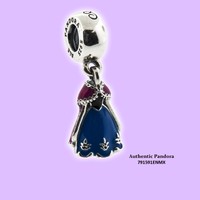 Pandora Disney Anna's Dress With Blue Orchid And Black Enamel 791591enmx on sale Pandora Disney Anna's Dress With Blue Orchid And Black Enamel 791591enmx on sale