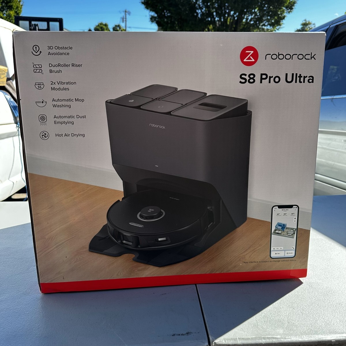 Roborock S8 Pro Ultra S81USP Black DuoRoller Risser Brush Robotic