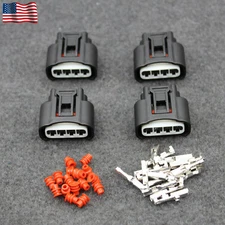 4 Pcs Ignition Coil Plug Connector Kit For Toyota Lexus Camry Yaris 90980-11885