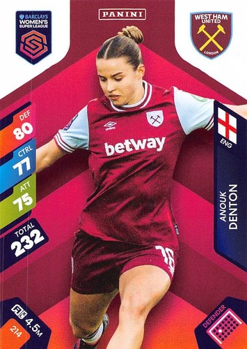 Panini WSL Womens Super League 2025 Adrenalyn XL Team cards #7 to 225 2024/25 - Picture 209 of 220