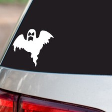 Ghost Sticker Halloween Haunting Boo Scary all chrome and regular vinyl colors