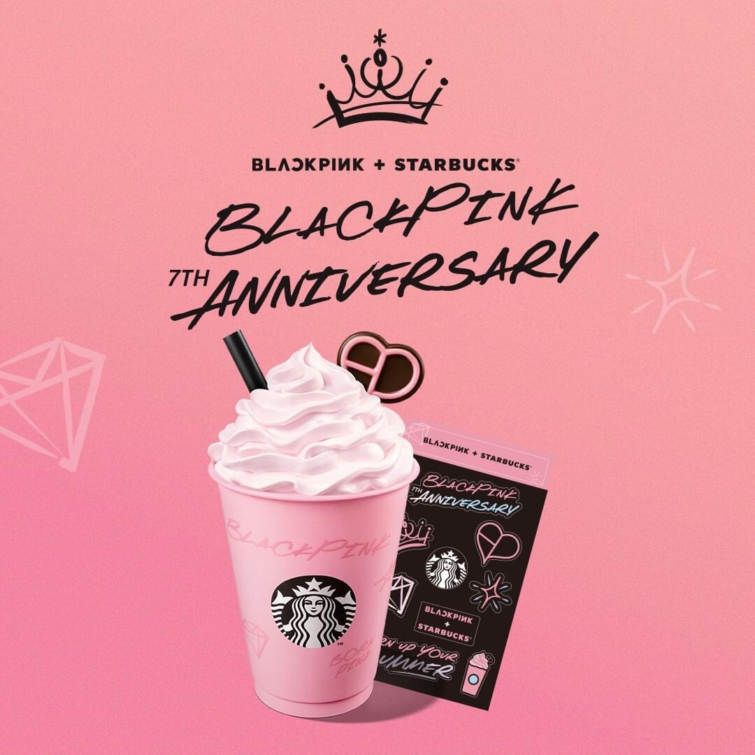 Starbucks X BlackPink Reusable Cup with Dome Lid and Straw | eBay