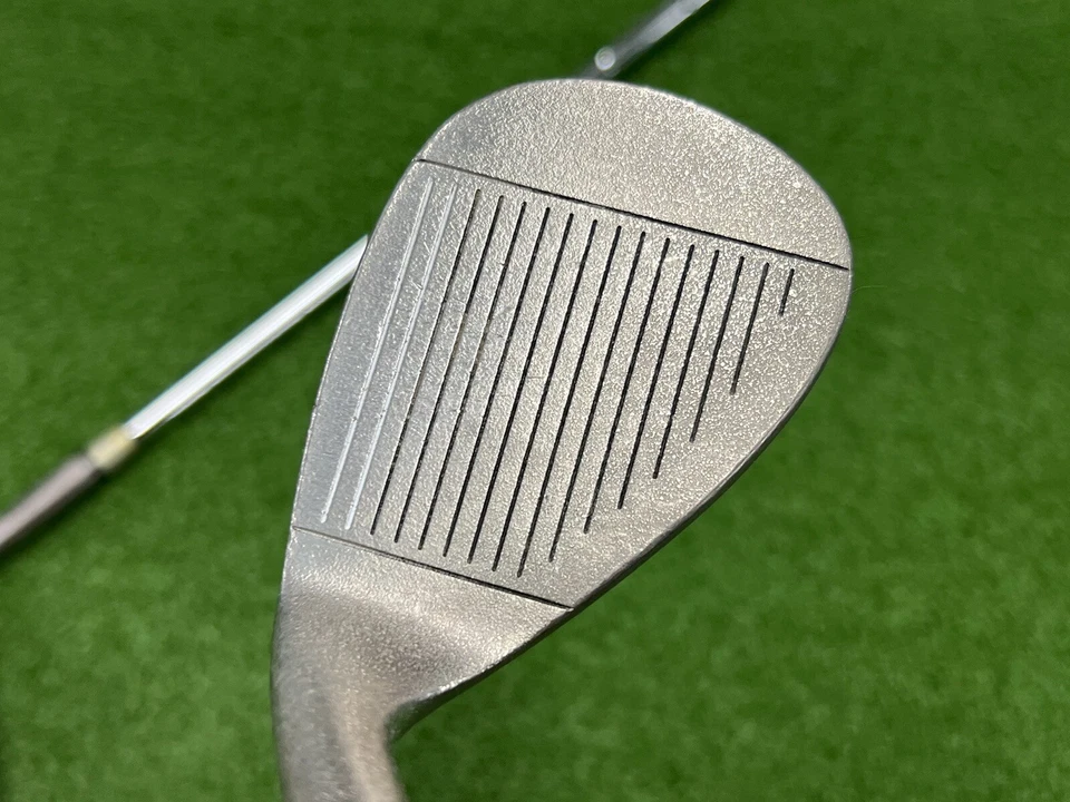 PureSpin Golf Nickel Plasma Wedge Set 56* SAND & 60* LOB Right Steel Stiff Used - Image 3 of 4