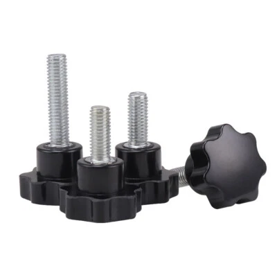 Sternschraube M4 M6 M8 M10 M12 Sterngriffschraube Griff Schraube Rändelschraube - Bild 1 von 4