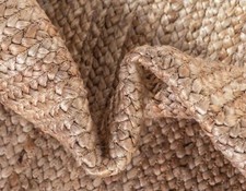 Rug Jute Carpet Mat Farmhouse Natural Handmade Braided Modern Rustic Look