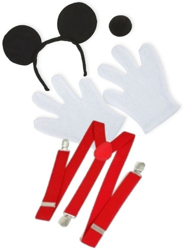 MINNIE MICKEY MOUSE EAR TUTU COSTUME GIRLS KIDS FANCY DRESS OUTFIT ACCESSORIES - Picture 5 of 14