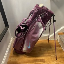 NIKE Sport Lite Golf Bag with Stand 5 Way Divider Pink Purple