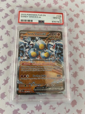 Sandy Shocks ex #108/182 Holo Rare Pokemon TCG Paradox Rift PSA 10