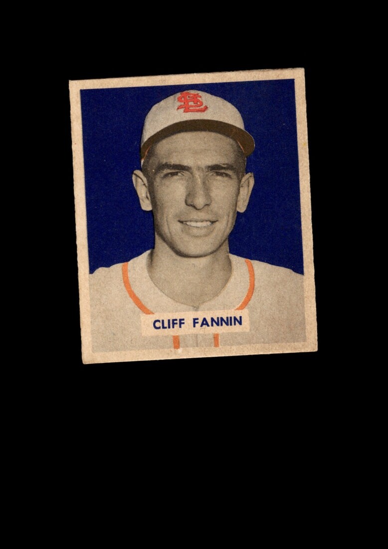 1949 Bowman Set-Break #120 Cliff Fannin EX-EXMINT *GMCARDS*
