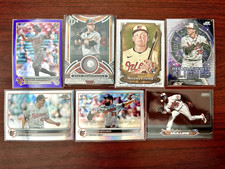 Assorted Orioles Lot (14 Cards) Serial Numbered, Relic, Inserts, Refractors, RCs