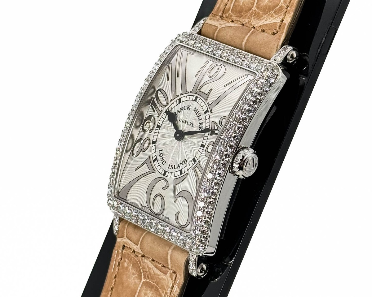 Franck Muller Long Island 952 QZ D REL AC Steel Diamond Bezel
