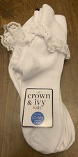 Crown & Ivy Kids Socks Shoe Size 12-6 1/2