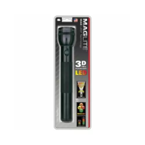 Mag lite Flashlight ST3D016 LED 3 Cell D Black Aluminum