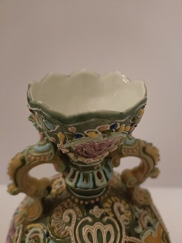 Antique Nippon Morriage vase. Japanese fine porcelain. Japanese art. - Picture 5 of 9