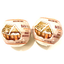 2-Pack Bath  Body Works SUGARED SNICKERDOODLE 4.6 oz Bath Fizzy w/ Shea Butter