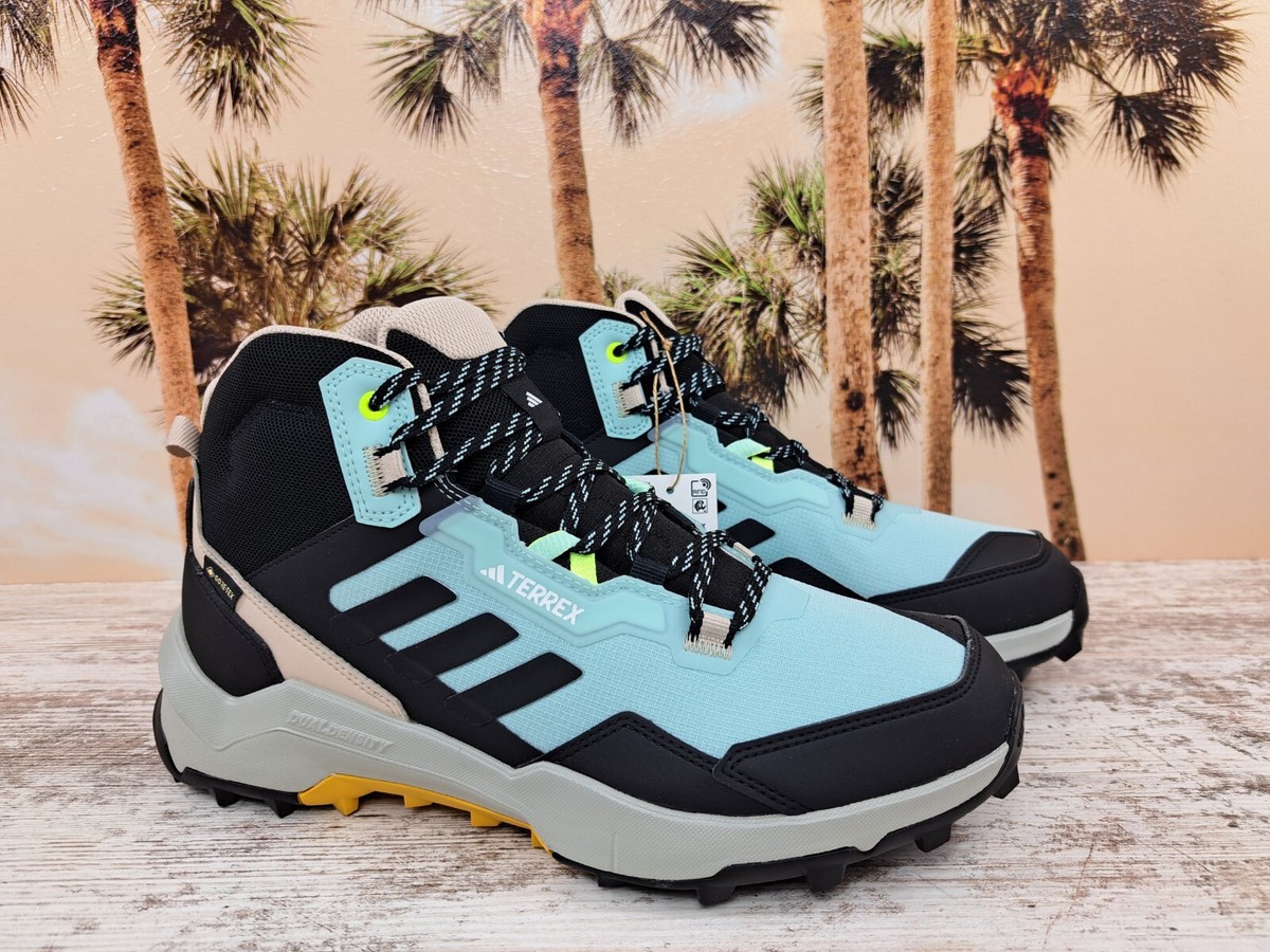 Adidas Terrex AX4 Mid GoreTex Hiking Trail Shoes Boots Teal