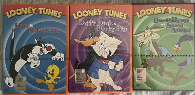 Looney Tunes 3 DVD Animation Sealed Titty Silvestro Daffy Duck Beep Beep