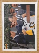 1991-92 UPPER DECK MARIO LEMIEUX PRESIDENT GEORGE BUSH #47 PITTSBURGH PENGUINS