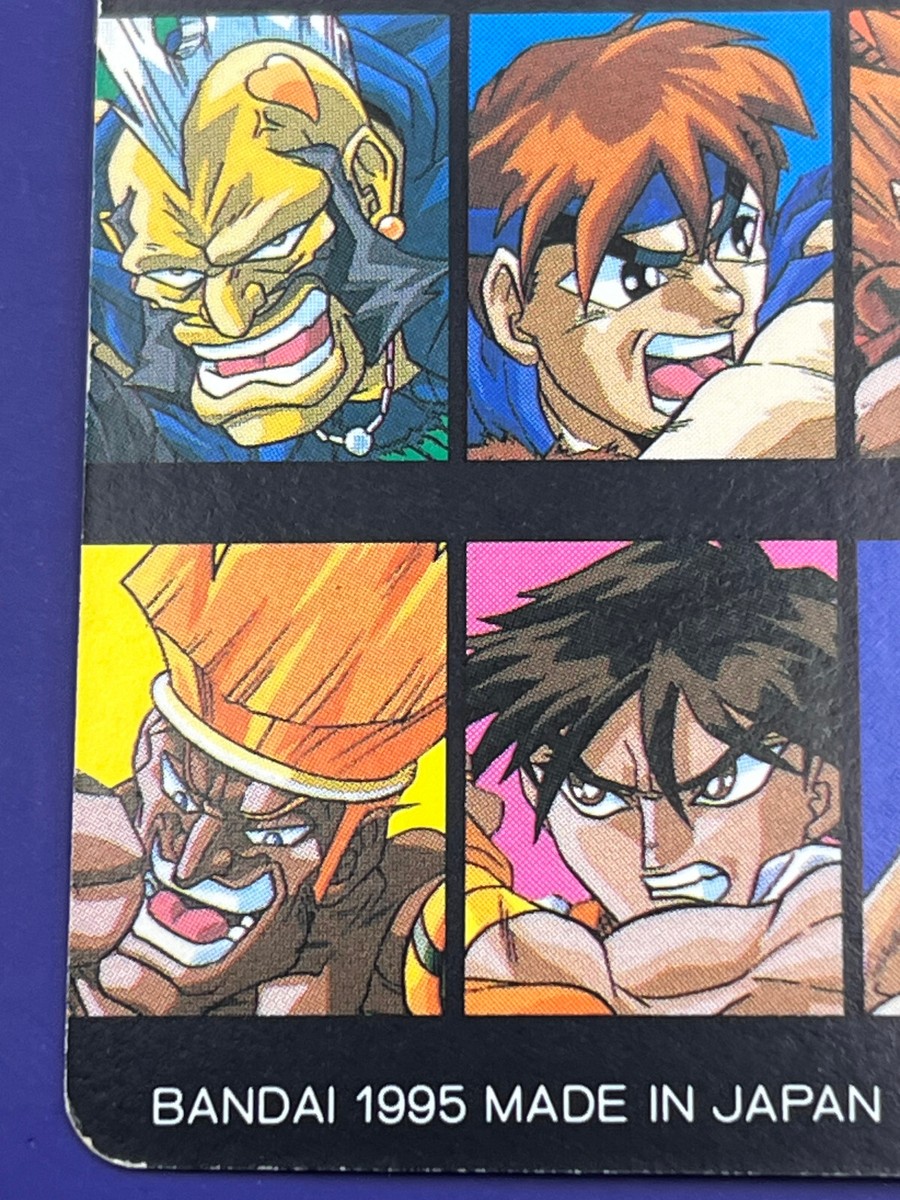Ken Street Fighter Zero Capcom Carddass Card No.052 Bandai