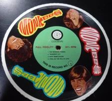 MONKEES Theme -RARE 1960'S POST CEREAL BOX 33 1/3 RPM FLEXI RECORD COLGEMS