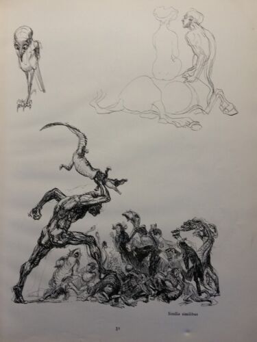 Sammelalbum alter und neuer Zeichnungen Heinrich Kley Albert Langen Leipzig 100 - Imagen 21 de 24